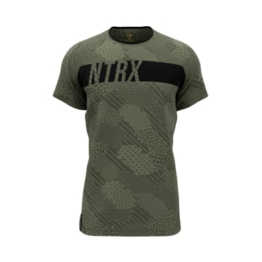 Patchwork Autumn Green - Pro-Fit t-shirt
