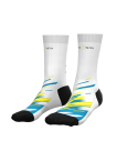 Sport Socks - White Blue - PADEL MATCH