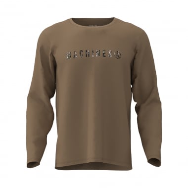 Sport t-shirt LS -  Walnut