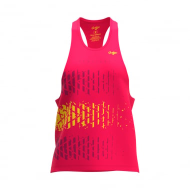 Loose Tank Top - Women Vertical - Traces - Fuchsia