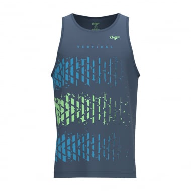 RUNNING TANK TOP - VERTICAL Traces - Navy