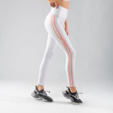 Cosmos Orange - HIGH WAIST FITNESS LEGGINGS