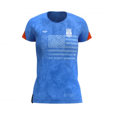 Pro-Fit XT Women t-shirt - Blue & Orange - Marilia