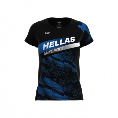 HELLAS 2026 - BLACK - PRO-FIT XT WOMEN T-SHIRT