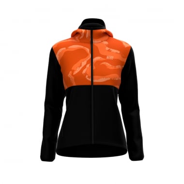 SOFTSHELL STRETCH JACKET WOMEN - GRIT SHIELD ORANGE