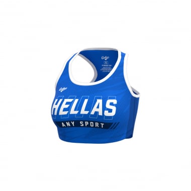 HELLAS 2025 - BLUE - WOMEN FITNESS TOP