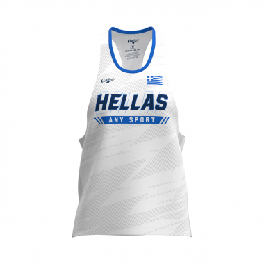 HELLAS 2025 - WHITE - WOMEN LOOSE TOP