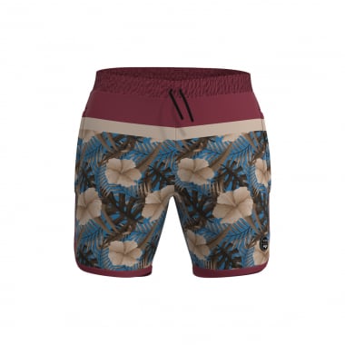 Swim shorts - Honolua Bloom Burgundy