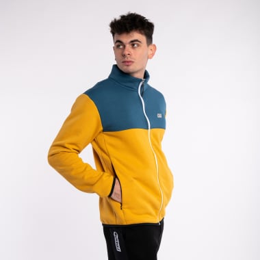 Hybrid Full-Zip Sweatshirt - Zayden - Yellow