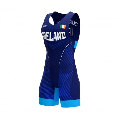 Wrestling Singlet - Ireland Blue