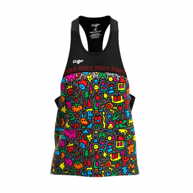 VIVID DOODLE - LOOSE TANK TOP
