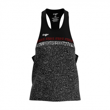 DARK DOODLE - LOOSE TANK TOP