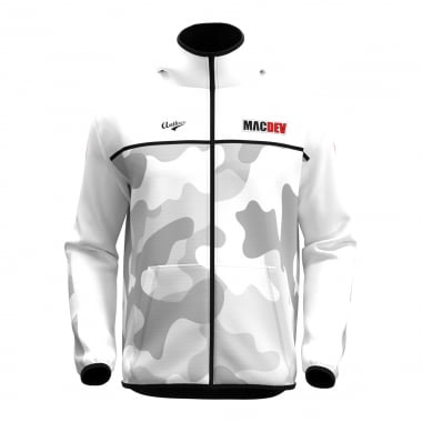 Zip Hoody Windstopper - White - MACDEV