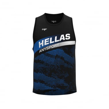 HELLAS 2026 - BLACK - EXTREME RUNNING TANK TOP