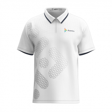 Polo t-shirt - White - ASENTIV