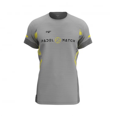 PRO-FIT T-SHIRT - Grey - PADEL MATCH 2025