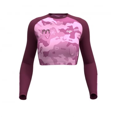 BREAST CANCER AWARENESS - LONGSLEEVE CROP TOP