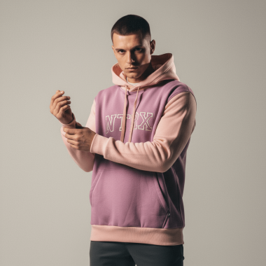 Retro Hoody - 2C Cotton candy