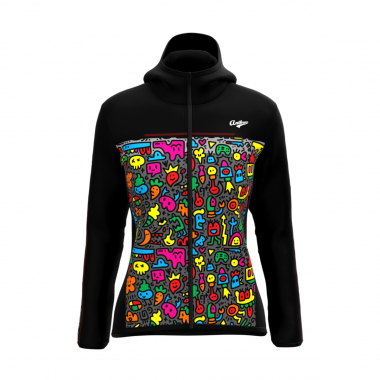 VIVID DOODLE - WOMEN WINDSTOPPER