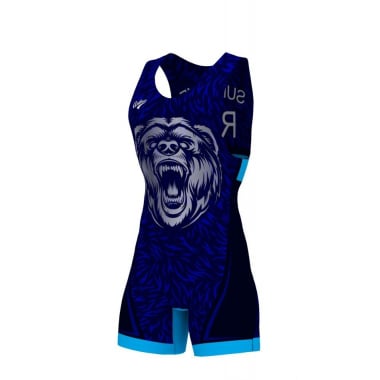 Wrestling Singlet - N4 Blue