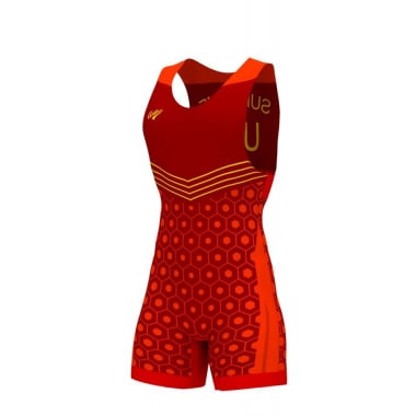 Wrestling Singlet - N6 Red