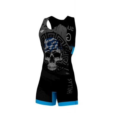 Wrestling Singlet - N7 Black