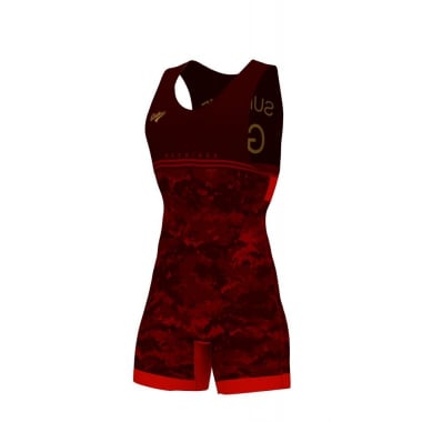Wrestling Singlet - N8 Red