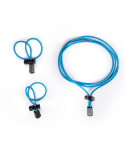 Elastic Bungee Cords Set - Blue