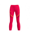 FIERCE FUCHSIA - VERTICAL - DRAWSTRING FITNESS LEGGINGS