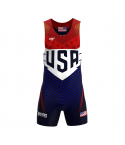 USA Masters Weightlifting - Men - Singlet Shield