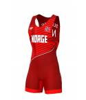 Wrestling Singlet - Norway - Red