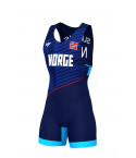 Wrestling Singlet - Norway - Blue