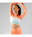 Polaris Orange - Longsleeve Crop top