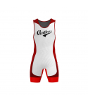 ANTHRAX ULTRA PRO WRESTLING SINGLET - White Red