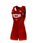 Wrestling Singlet - Russia - Red