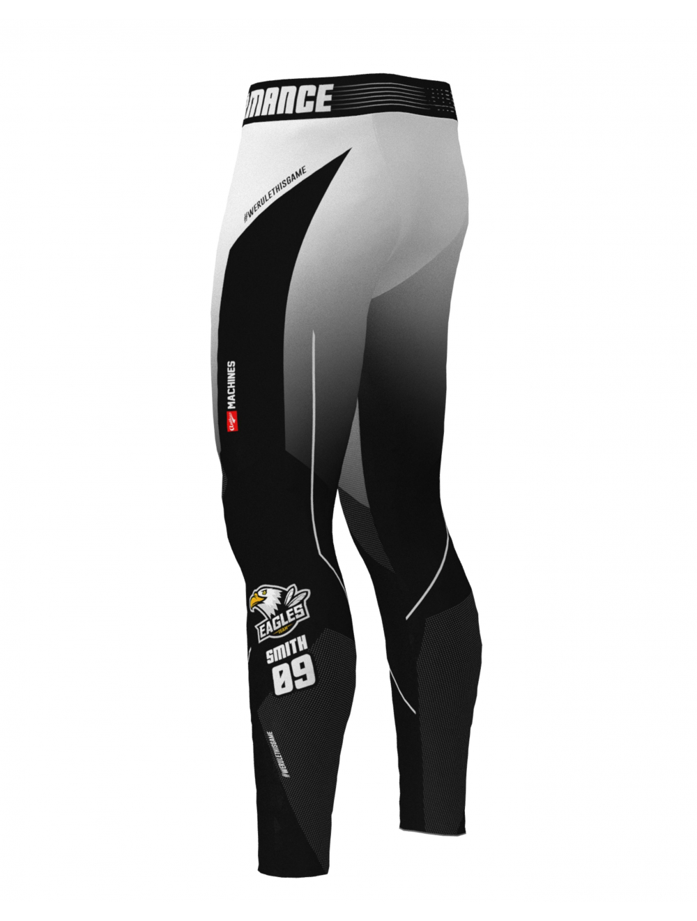 Personalised compression sales tights