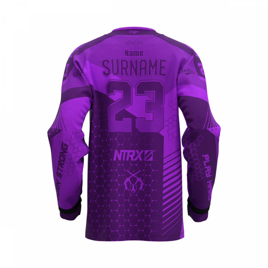 Messiah Jersey - Carbon Molecule Purple