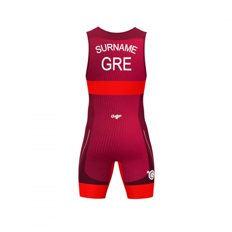 ANTHRAX ULTRA PRO WRESTLING SINGLET - Maroon