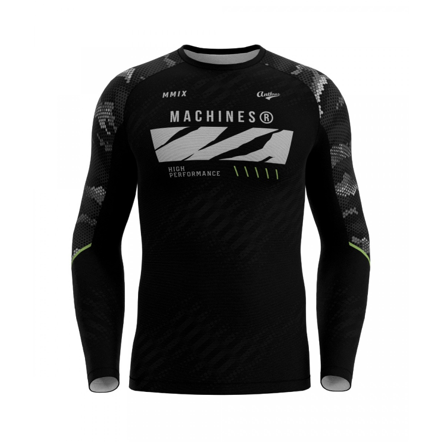 War Machine Rash Guard Commando Black - Rashguard