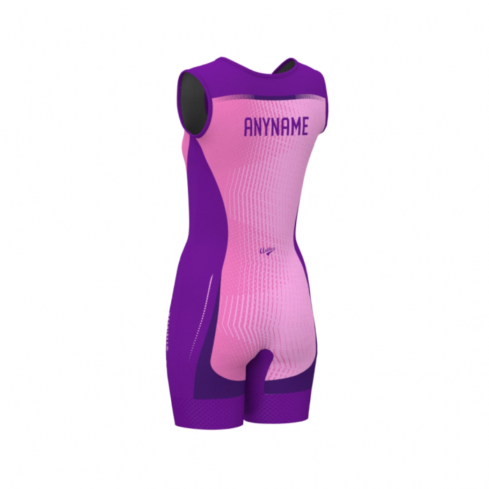 Anthrax Ultra Pro Weightlifting Singlet - Women - Pink & Purple