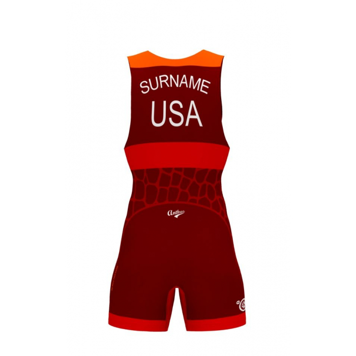 Wrestling Singlet - N2 Red