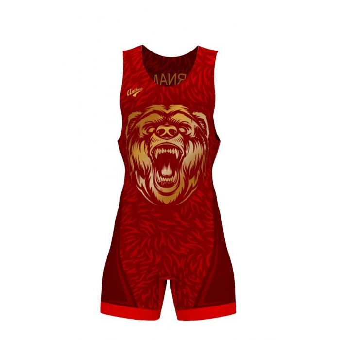 Wrestling Singlet - N4 Red