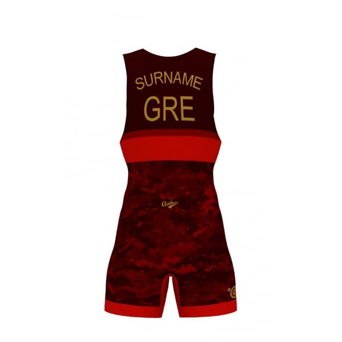 Wrestling Singlet - N8 Red
