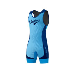 ANTHRAX ULTRA PRO WRESTLING SINGLET - Light Blue