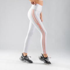 Cosmos Orange - HIGH WAIST FITNESS LEGGINGS