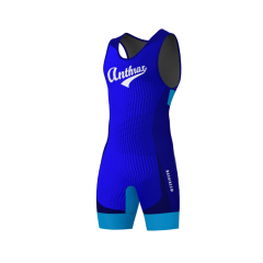 ANTHRAX ULTRA PRO WRESTLING SINGLET - Dark Blue