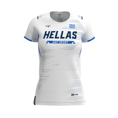 Pro-Fit white t-shirt Women - HELLAS 2K24