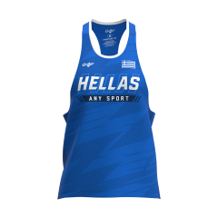 HELLAS 2025 - BLAU - DAMEN LOCKERES TOP