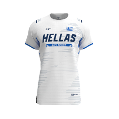 Pro-Fit λευκό t-shirt Ανδρικό - HELLAS 2K24