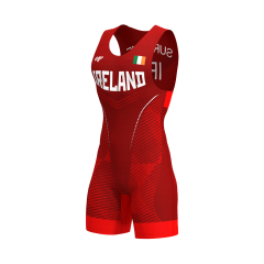 Wrestling Singlet - Ireland - Red
